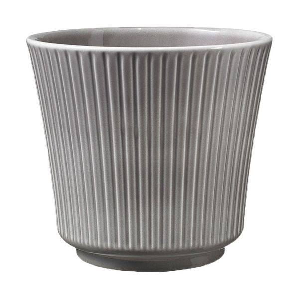 Warm Grey Delphi Ceramic Pot (12cm)