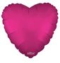 Solid Matt Heart Balloon Hot Pink (18 inch)