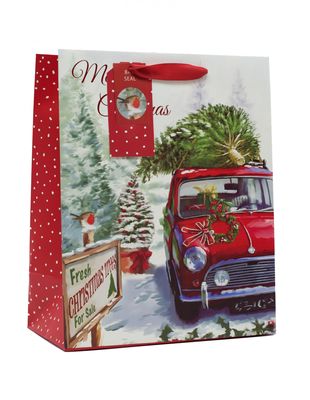 Car & Tree Large Bag