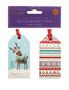 12 Pack Tags Cosy Christmas