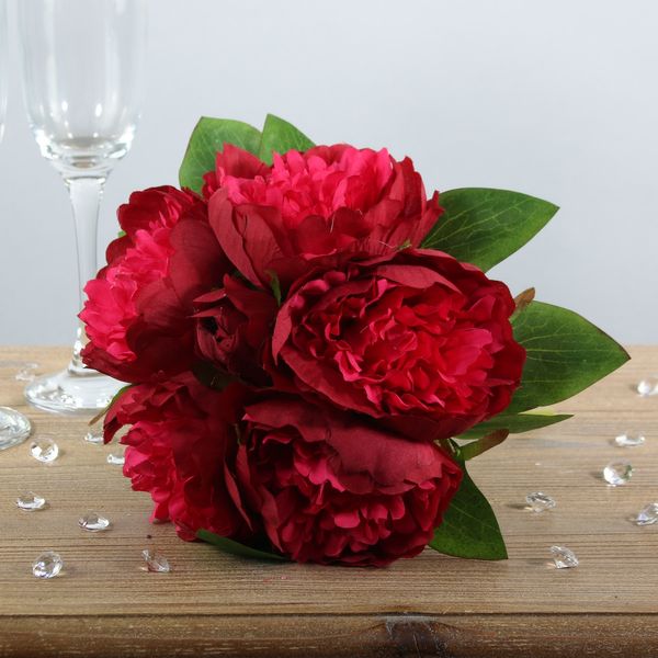 Arundel Peony Bouquet Red (12/144)