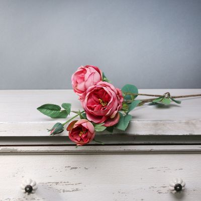 Tintagel Vintage English Rose Spray Dusky Pink (24/240)