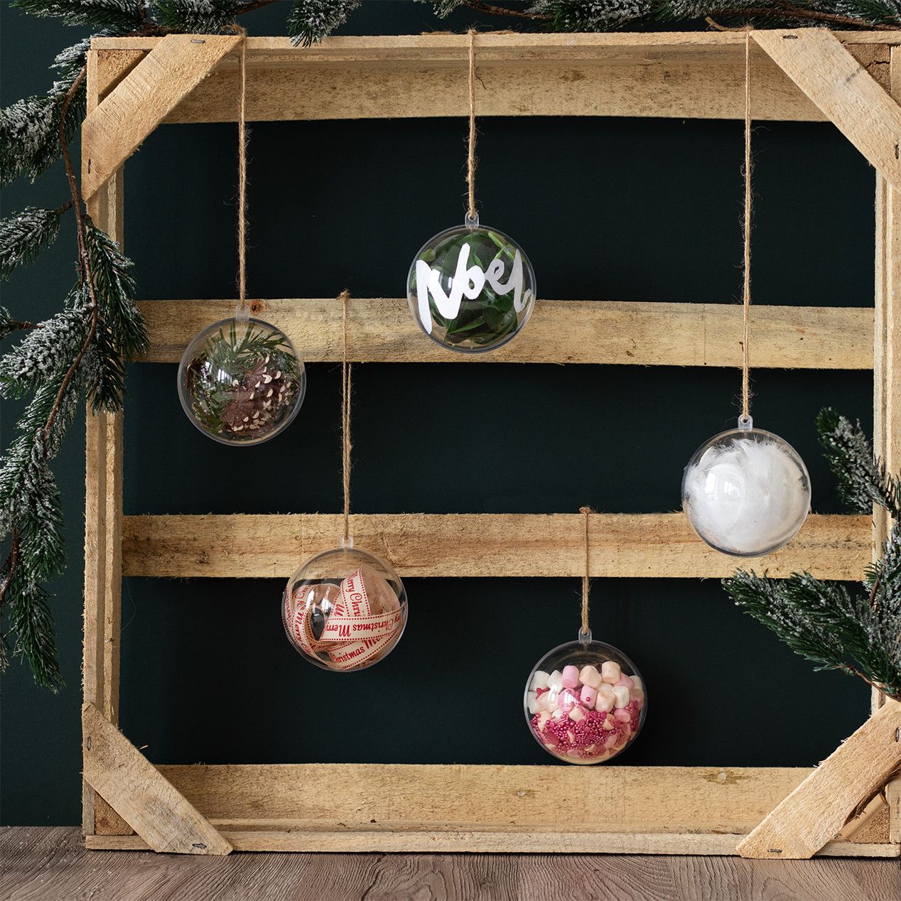 Your guide to fillable Christmas baubles