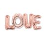 Rose Gold LOVE Balloons