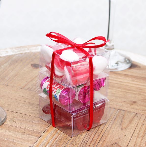 Pack of 3 Love Lips Heart Throb Sweet Box