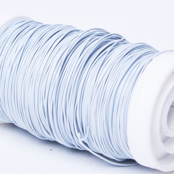 White Metallic Reel Wire 100G