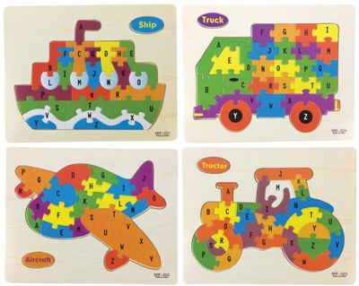 Wooden Vehicle Jigsaw Puzzle