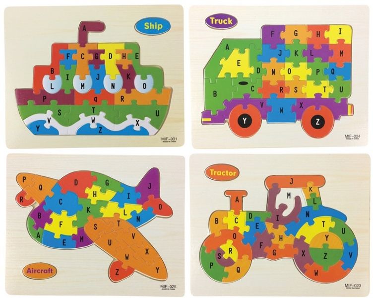 Wooden Vehicle Jigsaw Puzzle