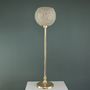 Gold Crystal Effect Globe on Stand (1/4)