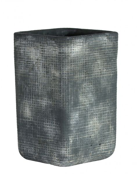 Grey Zen Ceramic Vase 22cm