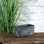 Grey Zen Ceramic Flowerpot 8.5cm