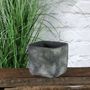 Grey Zen Ceramic Flowerpot 13cm