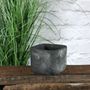 Grey Zen Ceramic Flowerpot 11cm