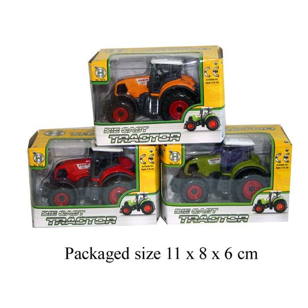 T19307 Die Cast Tractor Available In 3 Colours