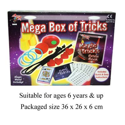 T19462 Mega Box Of Tricks Includes Magic Wand And Quick & Easy To Learn Instructions