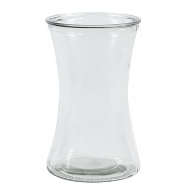 20.3cm Infinity Hand Tied Clear Glass Vase