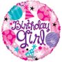 18" Birthday Girl Balloon