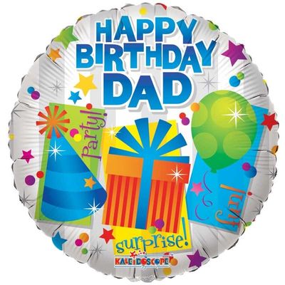 18" Happy Birthday Dad sv