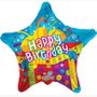 18" Happy Birthday Star Balloon