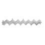 Silver Zig Zag Wall with Valve (pack of 5)