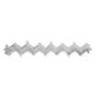 Silver Zig Zag Wall with Valve (pack of 5)