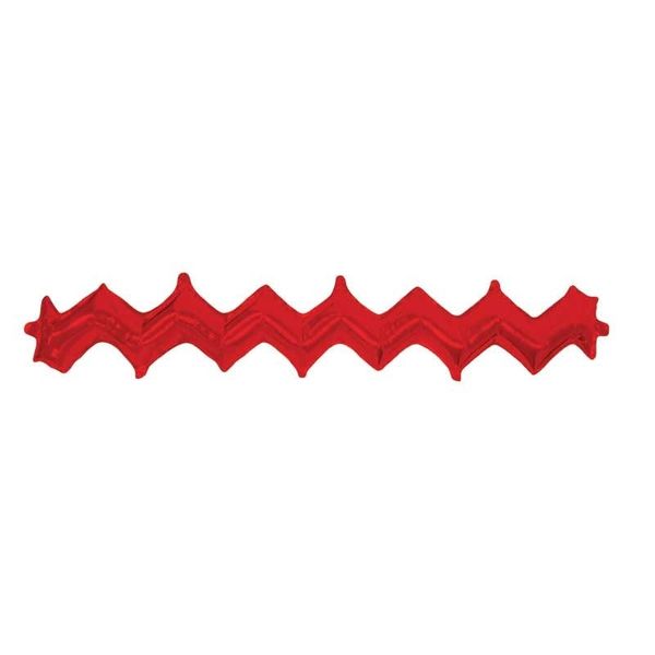 Red Zig Zag Wall with Valve (pack of 5)