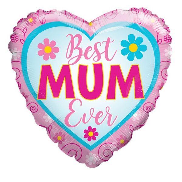 18" Best Mum Ever Balloon