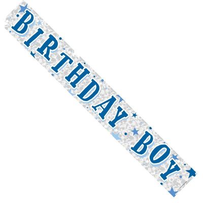 Birthday Boy Banner (pack of 12) (1/48)