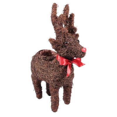 23cm Salim Standing Reindeer Planter  (24)