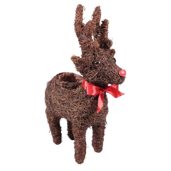 23cm Salim Standing Reindeer Planter  (24)