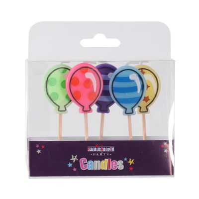 Balloon Picks Candles Pick Candle-  Pack of 6 (48)