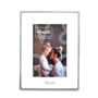 MOMENTS SILVERPLATED WITH MOUNT PHOTO FRAME 4" X 6" MUM