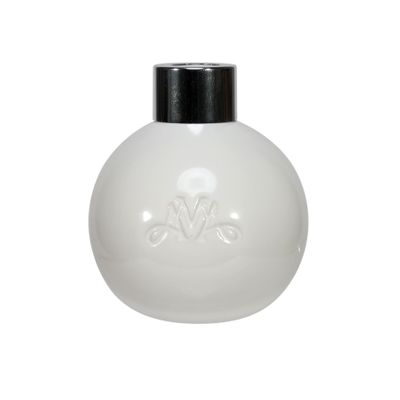 White Ceramic Sphere Diffuser Bottle with Logo 