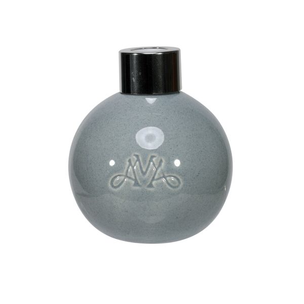 Grey Ceramic Sphere Diffuser Bottle with Logo 