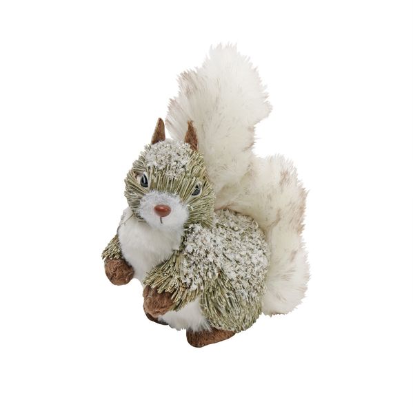 H12*W10*D6CM SQUIRREL,natural,GREEN