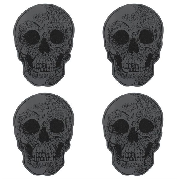 Set of 4 Skull Coasters