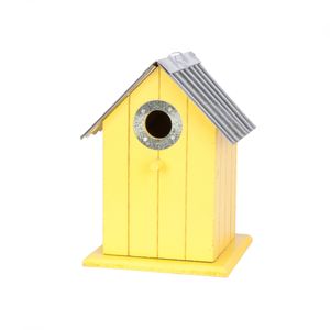 yellow bird house