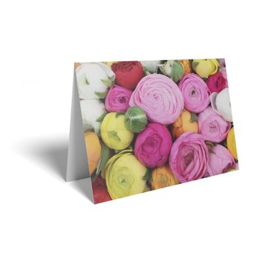 Folded Card - Ranunculus