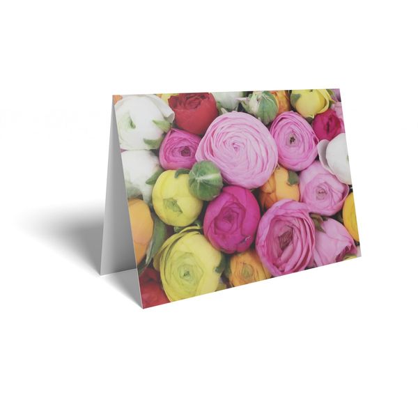 Folded Card - Ranunculus