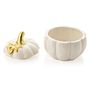 Cream & Gold Pumpkin Keepsake Box