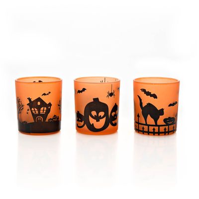 Set of 3 Halloween Votive/Tealight Holders