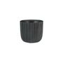 Vogue Black Linear Pot - H10.5cm