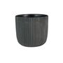 Vogue Black Linear Pot - H15.5cm