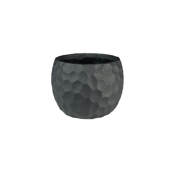 Vogue Black Honeycomb Pot - D13.5cm x H10.5cm