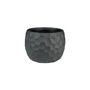 Vogue Black Honeycomb Pot -D14.5cm x H11.5cm