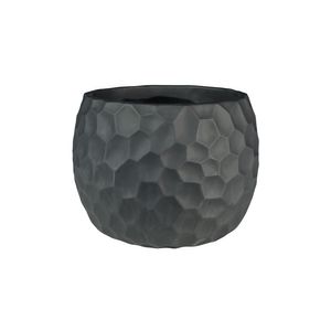 Vogue Black Honeycomb Pot - D18.5cm x H14.5cm