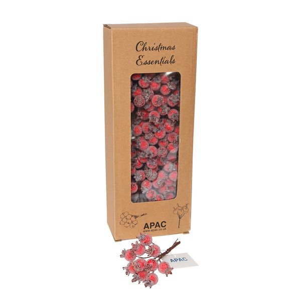 Frosted Berry Bunch x 10 Red - Box of 12