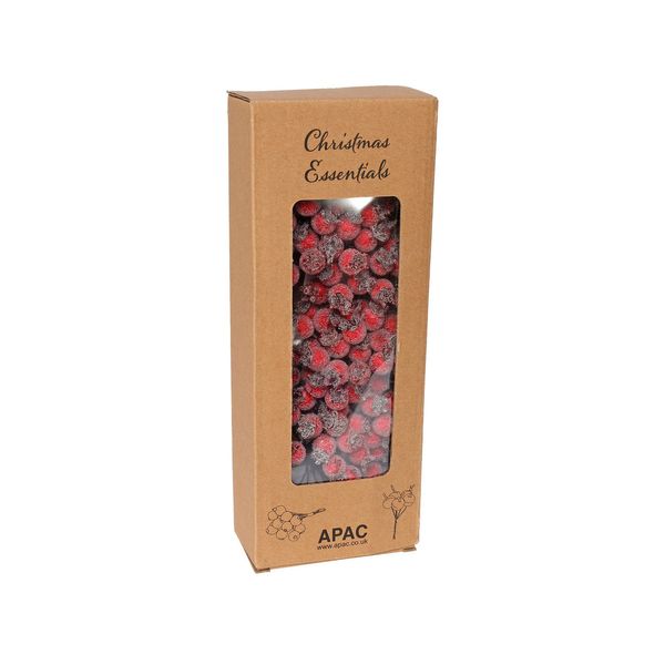 Frosted Berry Bunch x 10 Red - Box of 12
