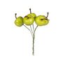 Apple Pick Bunch x 5 Green 2.5cm - Box of 6