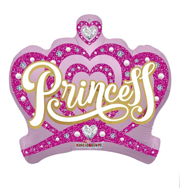  Princess Crown - Metallic Balloon - 18 Inch 